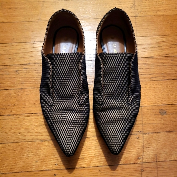 3.1 Phillip Lim point toe loafers, women, sz7 - Picture 1 of 9